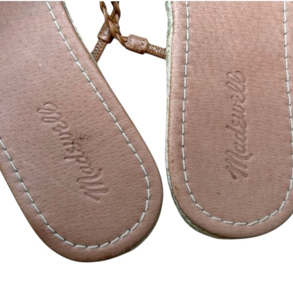 Women’s New Madewell Kathryn Espardrilles Tan Sandals Size 9.5 - Picture 3 of 6